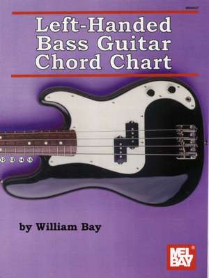 Left-Handed Bass Guitar Chord Chart de William Bay