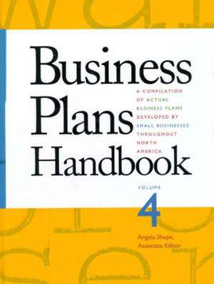 Business Plans Handbook de Gale Group