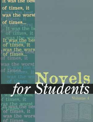 Novels for Students: Presenting Analysis, Context and Criticism on Commonly Studied Novels de Anne Devereaux Jordan