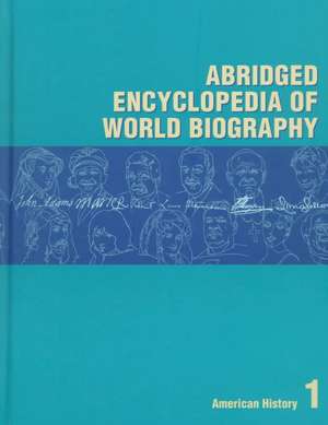 Abridged Encyclopedia of World B+d453iography 6v Set de Gale Group