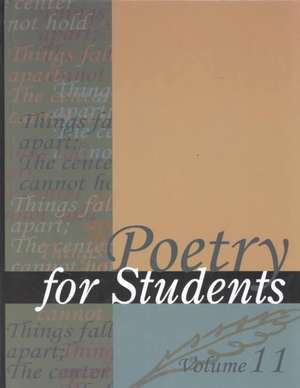 Poetry for Students 11 de Elizabeth Thomason