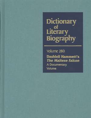 Dictionary of Literary Biography: A Documentary Volume de Matthew J. Bruccoli