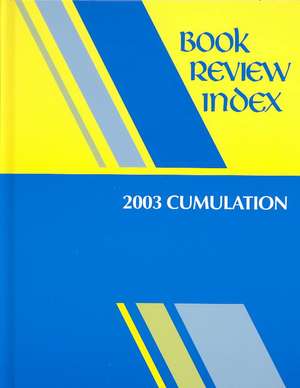 Book Review Index Cum 03 de Gale Group