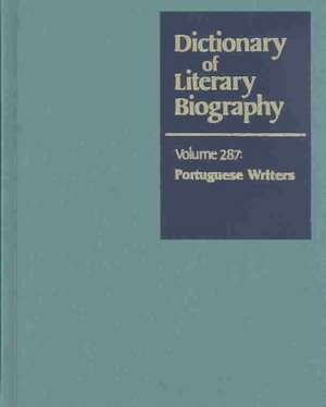 Dictionary of Literary Biography: Portuguese Writers de Matthew J. Bruccoli