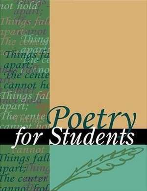 Poetry for Students de Anne Marie Hacht