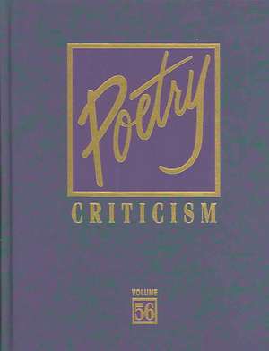 Poetry Criticism de Janet Witalec