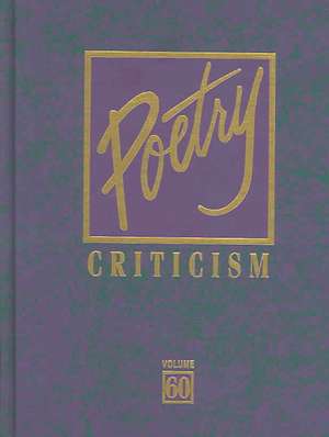 Poetry Criticism de Lawrence Trudeau