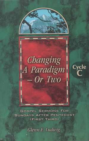 Changing a Paradigm - Or Two: Gospel Lesson Sermons for Pentecost First Third, Cycle C de Glenn E. Ludwig