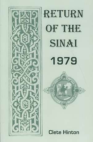 Return of the Sinai 1979 de Clete A. Hinton