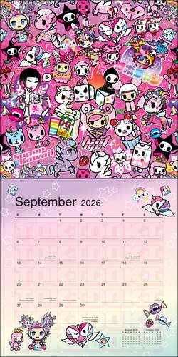 tokidoki 2026 Wall Calendar de Simone Legno