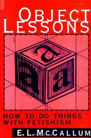 Object Lessons: How to Do Things with Fetishism de E. L. McCallum