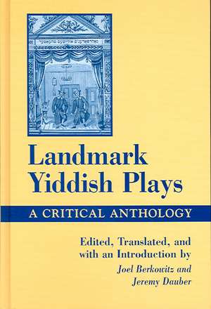 Landmark Yiddish Plays