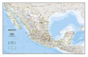 Mexico Classic, tubed: Wall Maps Countries & Regions de National Geographic Maps