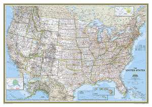 United States Classic, laminated: Wall Maps U.S. de National Geographic Maps