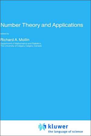 Number Theory and Applications de Richard A. Mollin