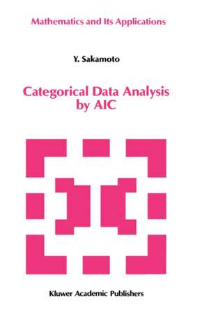 Categorical Data Analysis by AIC de Y. Sakamoto