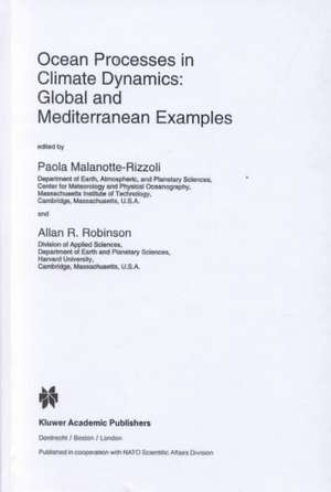 Ocean Processes in Climate Dynamics: Global and Mediterranean Examples de P.M. Malanotte-Rizzoli