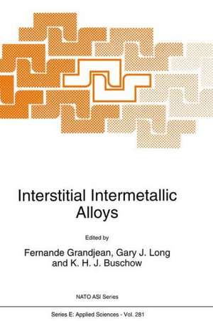 Interstitial Intermetallic Alloys de Fernande Grandjean