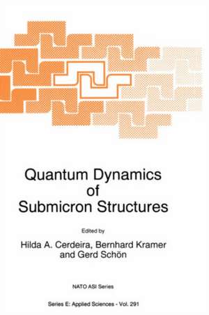 Quantum Dynamics of Submicron Structures de Hilda A. Cerdeira