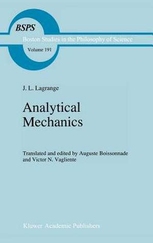 Analytical Mechanics de J.L. Lagrange