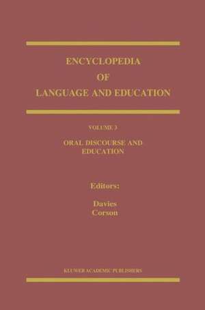 Oral Discourse and Education de Bronwyn Davies