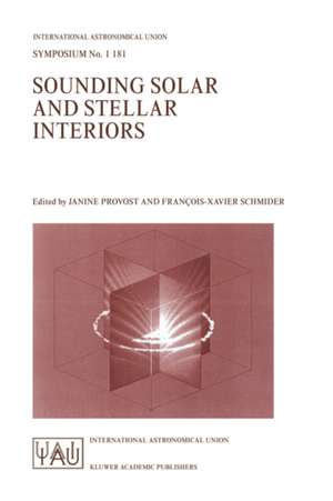 Sounding Solar and Stellar Interiors: Proceedings of the 181st Symposium of the International Astronomical Union, Held in Nice, France, September 30–October 3, 1996 de Janine Provost