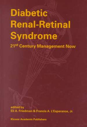 Diabetic Renal-Retinal Syndrome: 21st Century Management Now de E.A. Friedman