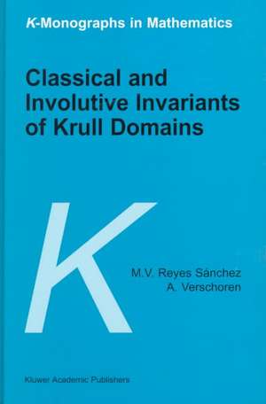 Classical and Involutive Invariants of Krull Domains de M. V. Reyes Sánchez