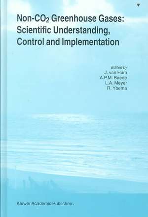 Non-CO2 Greenhouse Gases: Scientific Understanding, Control and Implementation: Proceedings of the Second International Symposium, Noordwijkerhout, The Netherlands, 8–10 September 1999 de J. van Ham