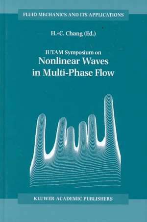 IUTAM Symposium on Nonlinear Waves in Multi-Phase Flow: Proceedings of the IUTAM Symposium held in Notre Dame, U.S.A., 7–9 July 1999 de H.-C. Chang