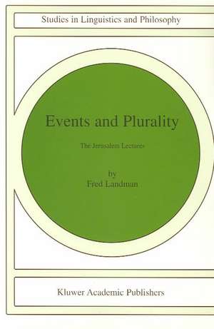 Events and Plurality: The Jerusalem Lectures de Fred Landman