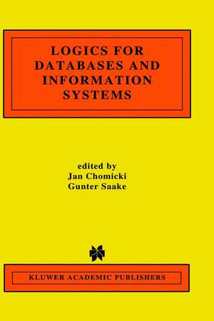 Logics for Databases and Information Systems de Jan Chomicki