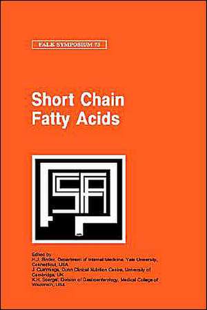 Short Chain Fatty Acids de H.J. Binder