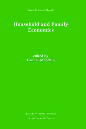 Household and Family Economics de Paul L. Menchik