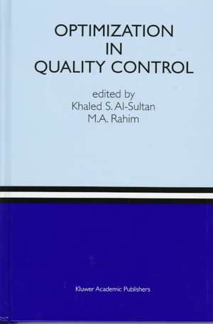 Optimization in Quality Control de Khalaf S. Sultan