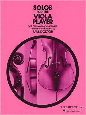 Solos for the Viola Player de Hal Leonard Corp