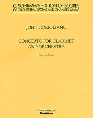 Clarinet Concerto: Full Score de Corigliano John