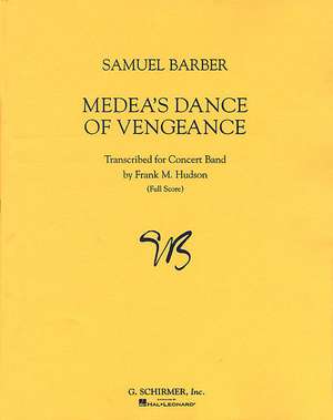 Medeas Dance of Vengeance, Op. 23a: Full Score de Barber Samuel