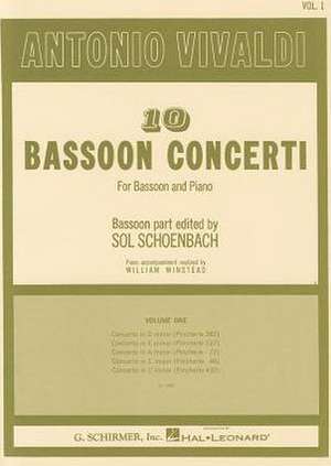 10 Bassoon Concertos - Volume 1 de Vivaldi Antonio