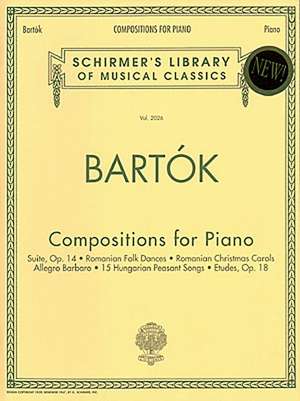 Compositions for Piano de Bela Bartok