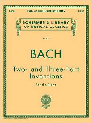 15 Two- And Three-Part Inventions de Johann Sebastian Bach