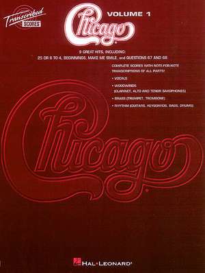 Chicago - Transcribed Scores Volume 1 de Charles