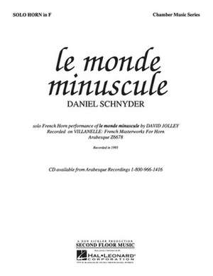 Le Monde Minuscule de Daniel Schnyder