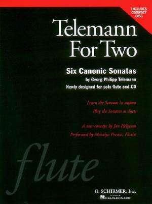 Telemann for Two de Philipp Telemann Georg