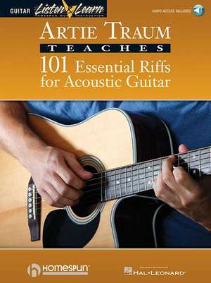 101 Essential Riffs for Acoustic Guitar [With Music CD] de Hal Leonard Publishing Corporation