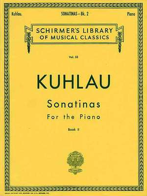 Sonatinas - Book 2: Piano Solo de Kuhlau Friedrich