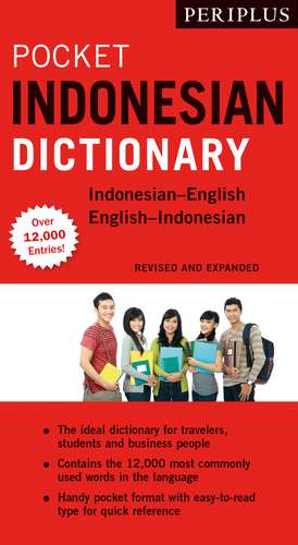 Periplus Pocket Indonesian Dictionary: Revised and Expanded (Over 12,000 Entries) de Katherine Davidsen