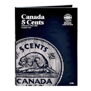 Canadian 5 Cent Folder 1922-1964 de LLC Whitman Publishing