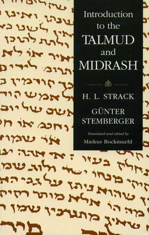 Introduction to the Talmud and Midrash de Hermann L. Strack