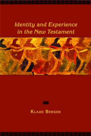 Identity and Experience in the New Testament: History and Theology of the Book of Concord de Klaus Berger